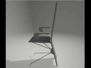 cafe chair Modelo 3D