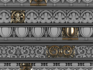 decorative plaster 3D Model
