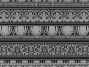 decorative plaster 3D Model