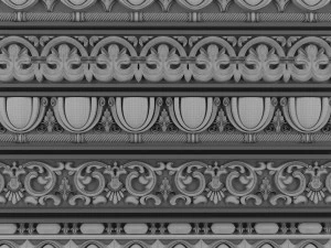 decorative plaster 3D Model