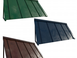 awning kitbash collection 3D Model