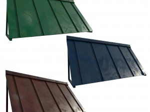 awning kitbash collection 3D Model