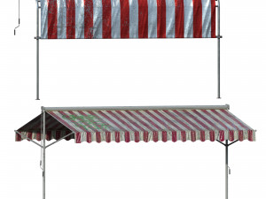 awning kitbash 02 Model 3D