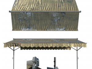 awning kitbash 02 Model 3D