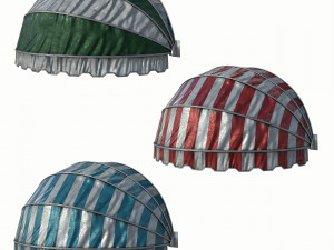 awning kitbash 02 Model 3D