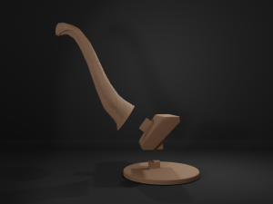 argentinossauro bust 3d Modelo de Impressão 3D