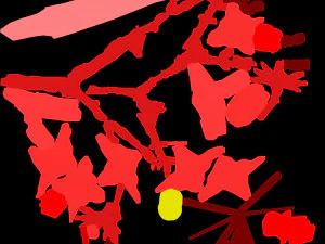 pedang merah Model 3D