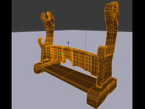 katana stand 3D Model
