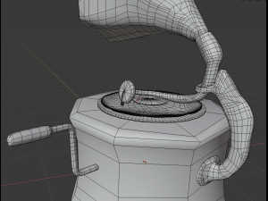 gramophone Modelo 3D