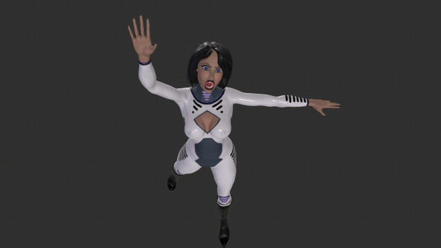 LatexGirl 3D Model .c4d .max .obj .3ds .fbx .stl .blend 