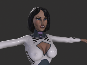 LatexGirl 3D Model
