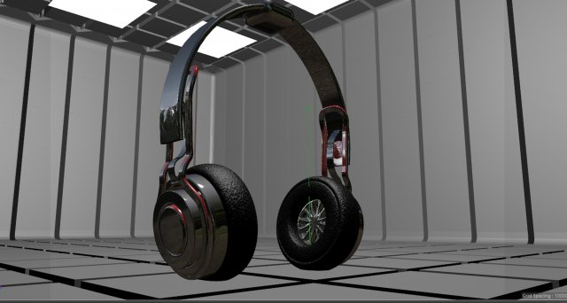headphone 3D Модель .c4d .max .obj .3ds .fbx .stl .blend 
