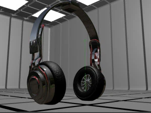 हेड फोन्स 3D मॉडल