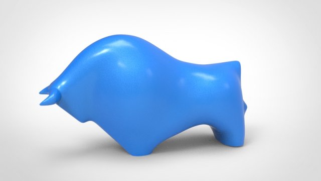 cow 3D प्रिंट मॉडल .c4d .max .obj .3ds .fbx .stl .blend 