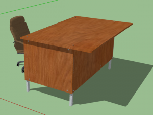 table office Modelo 3D