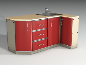 kitchen furniture 3D Модель
