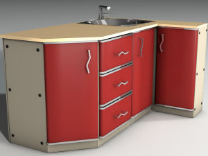 kitchen furniture 3D Model