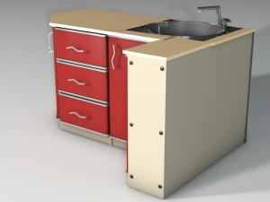 kitchen furniture 3D Model