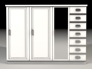 bedroom cupboard 3D 模型
