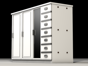 bedroom cupboard 3D 模型