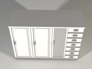 bedroom cupboard 3D Model