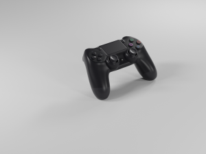 sony playstation 4 low poly free Modèle 3D