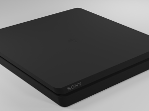 sony playstation 4 low poly free Modèle 3D