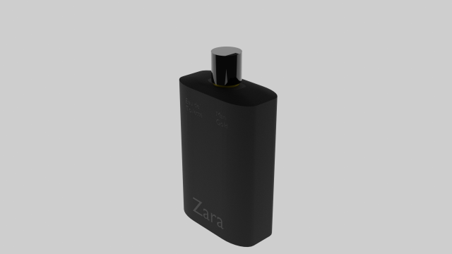 perfume zara low poly 3D Model .c4d .max .obj .3ds .fbx .stl .blend 