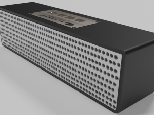 wireless speaker-low poly Modelo 3D