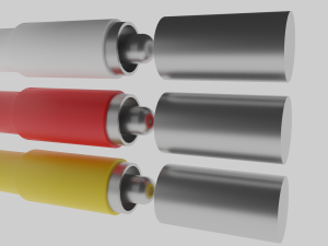 rca plug-low poly 3D Model