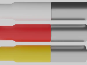 rca plug-low poly 3D Model