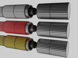 rca plug-low poly 3D Model