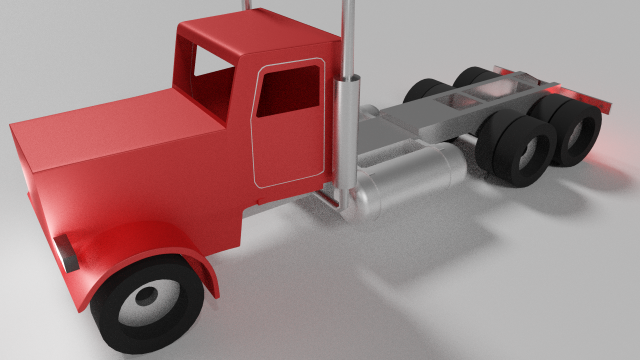 peterbilt-359 semi-truck free 3D Model .c4d .max .obj .3ds .fbx .stl .blend 