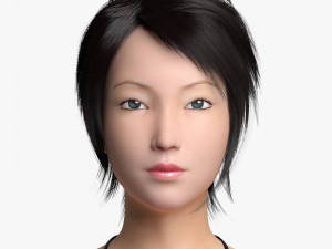 Asian female Modelo 3D