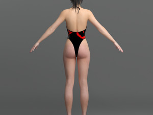 Asian female Modelo 3D