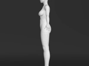 Asian female 3D Model