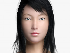 Asian female ii 3D Model