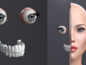 Blond princess angie 3D Model