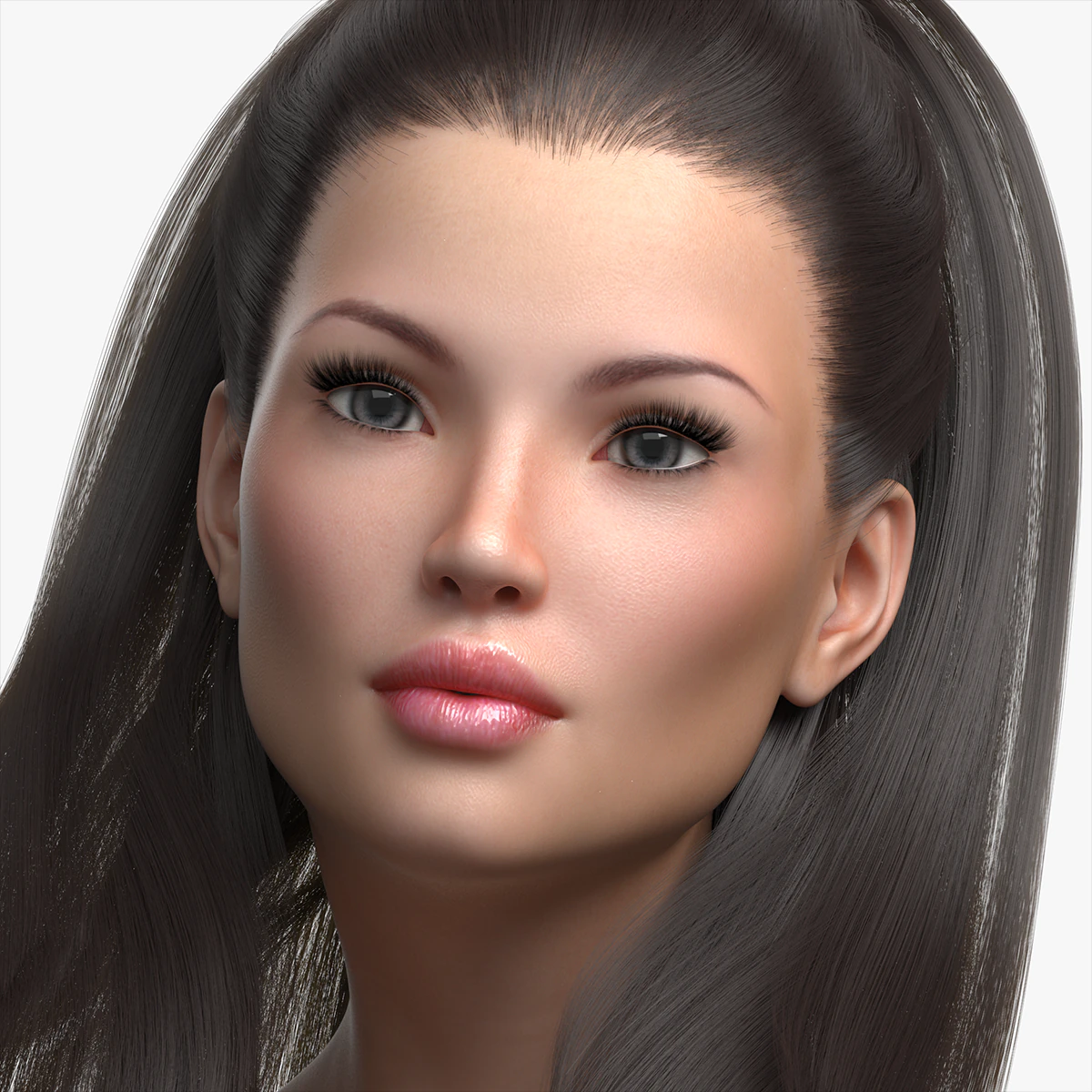 Princesa loira angie manipulada Modelo 3D .c4d .max .obj .3ds .fbx .stl .blend 