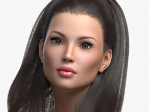 Princesa loira angie manipulada Modelo 3D