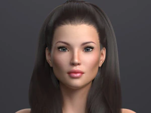 Princesa loira angie manipulada Modelo 3D