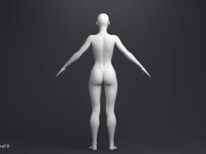 Princesa loira angie manipulada Modelo 3D