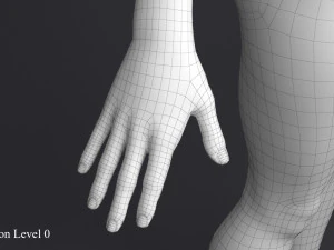 Princesa loira angie manipulada Modelo 3D