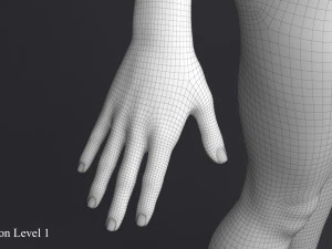 Princesa loira angie manipulada Modelo 3D