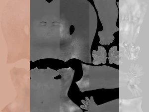 Princesa loira angie manipulada Modelo 3D