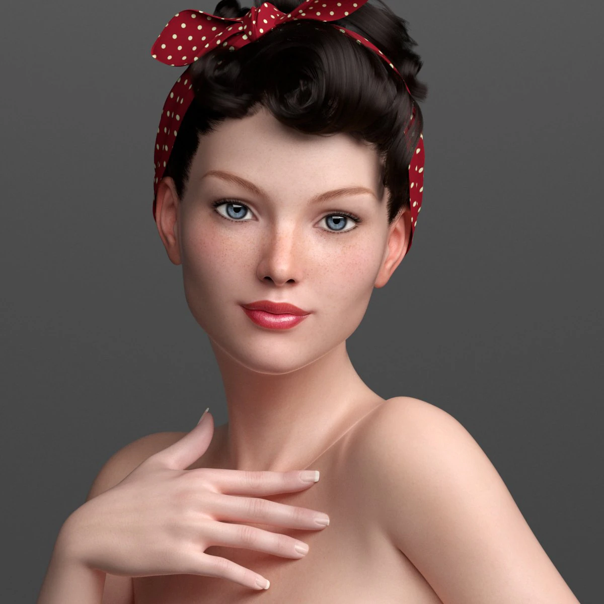 Rigged princess ann 3D Model .c4d .max .obj .3ds .fbx .stl .blend 