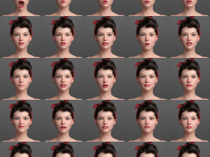 Rigged princess ann Modelo 3D