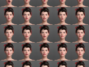 Rigged princess ann 3D Model