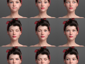 Rigged princess ann Modelo 3D