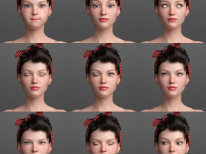 Rigged princess ann 3D Model